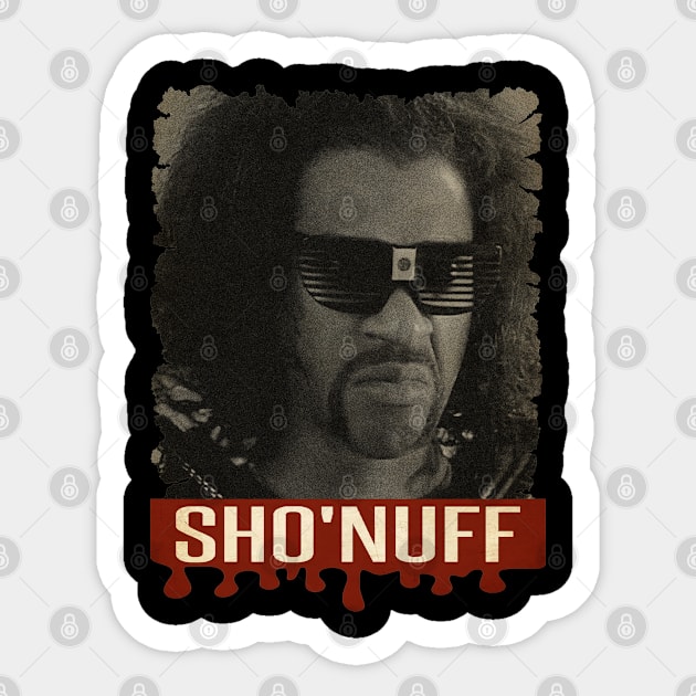 Sho Nuff Vintage Sticker by Teling Balak